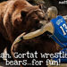 Gortat wrestles bears...for fun!